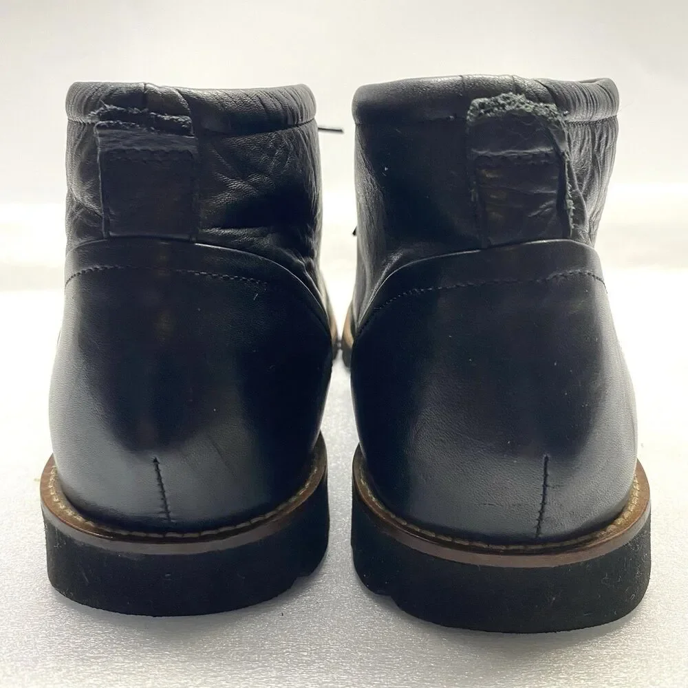 Rockport Chukka Boots Mens 11 Black Adiprene By Adidas Leather V74246